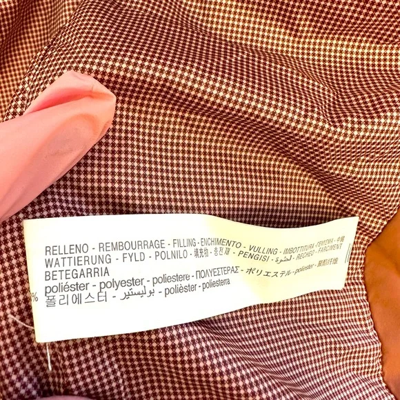 Zara Brown Red Puffer Jacket with Hood - Picture 8 of 8